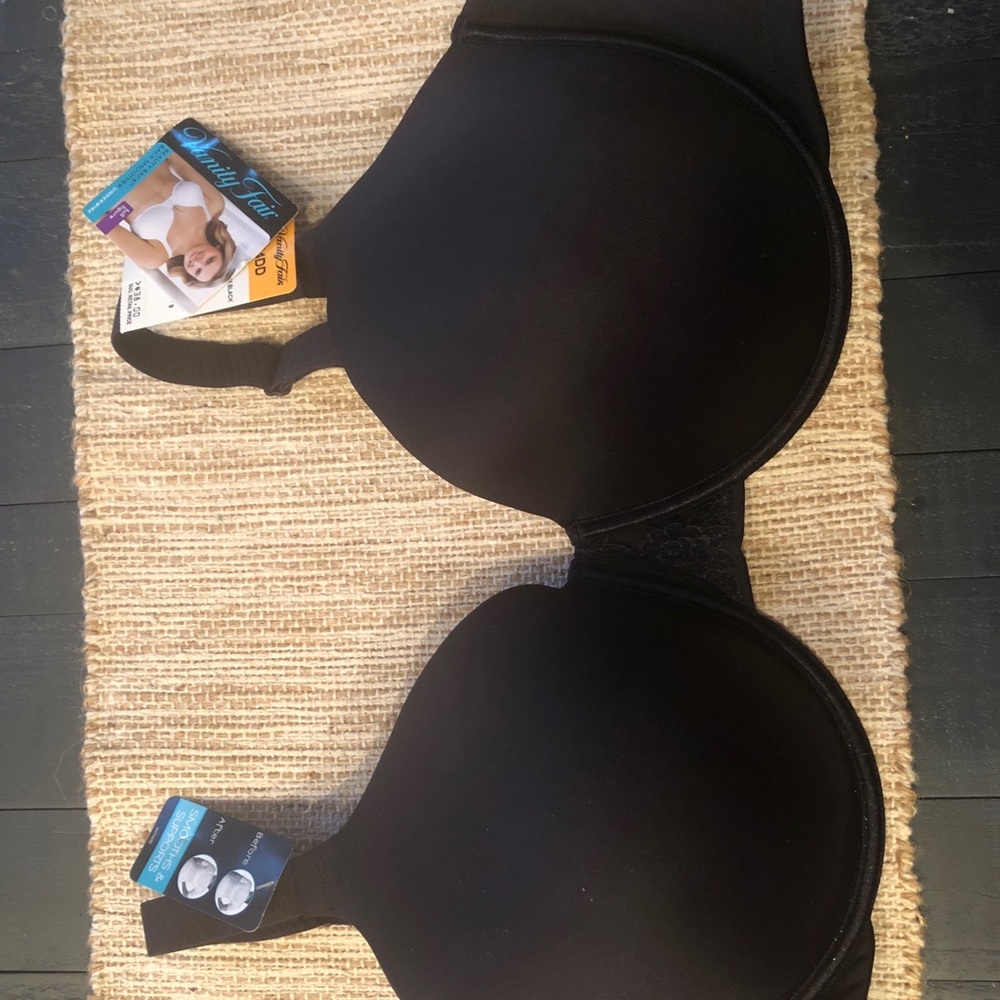 Vanity Fair 44DD Black Underwire Bra